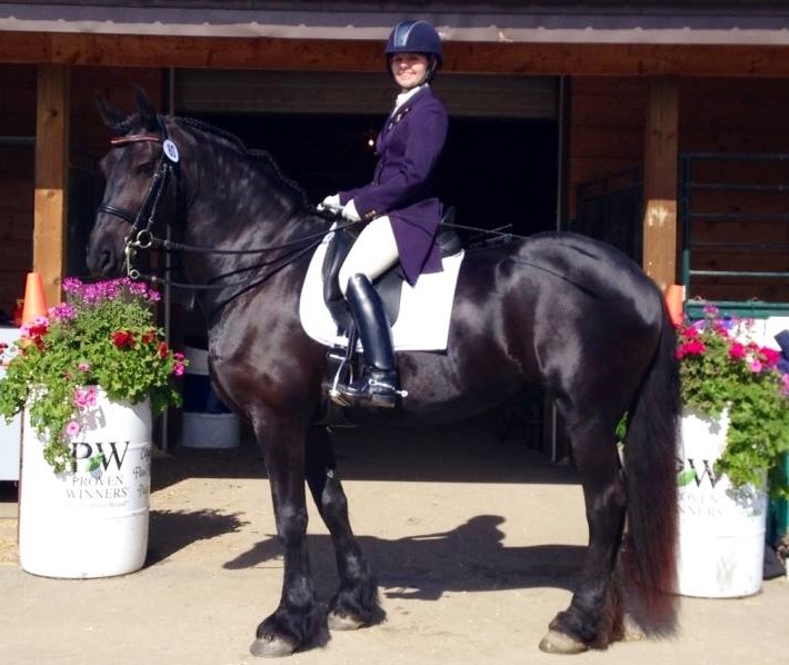 Janine and Sexi FEI debut